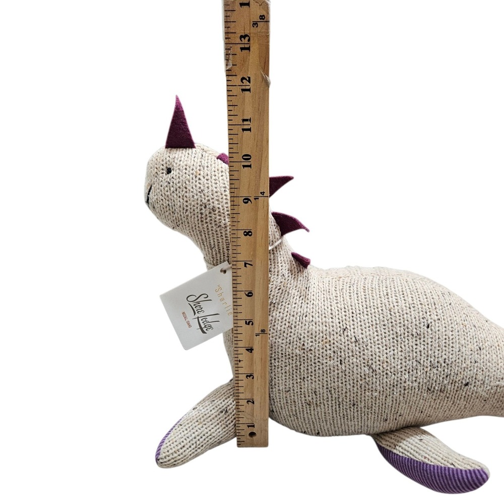 Shore Lodge Knit Sharlie Lake Monster‎ Idaho Plush Dinosaur Stuffed Animal Toy - Picture 9 of 10